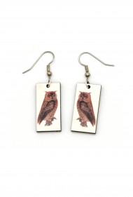 Owl Dangle Earrings